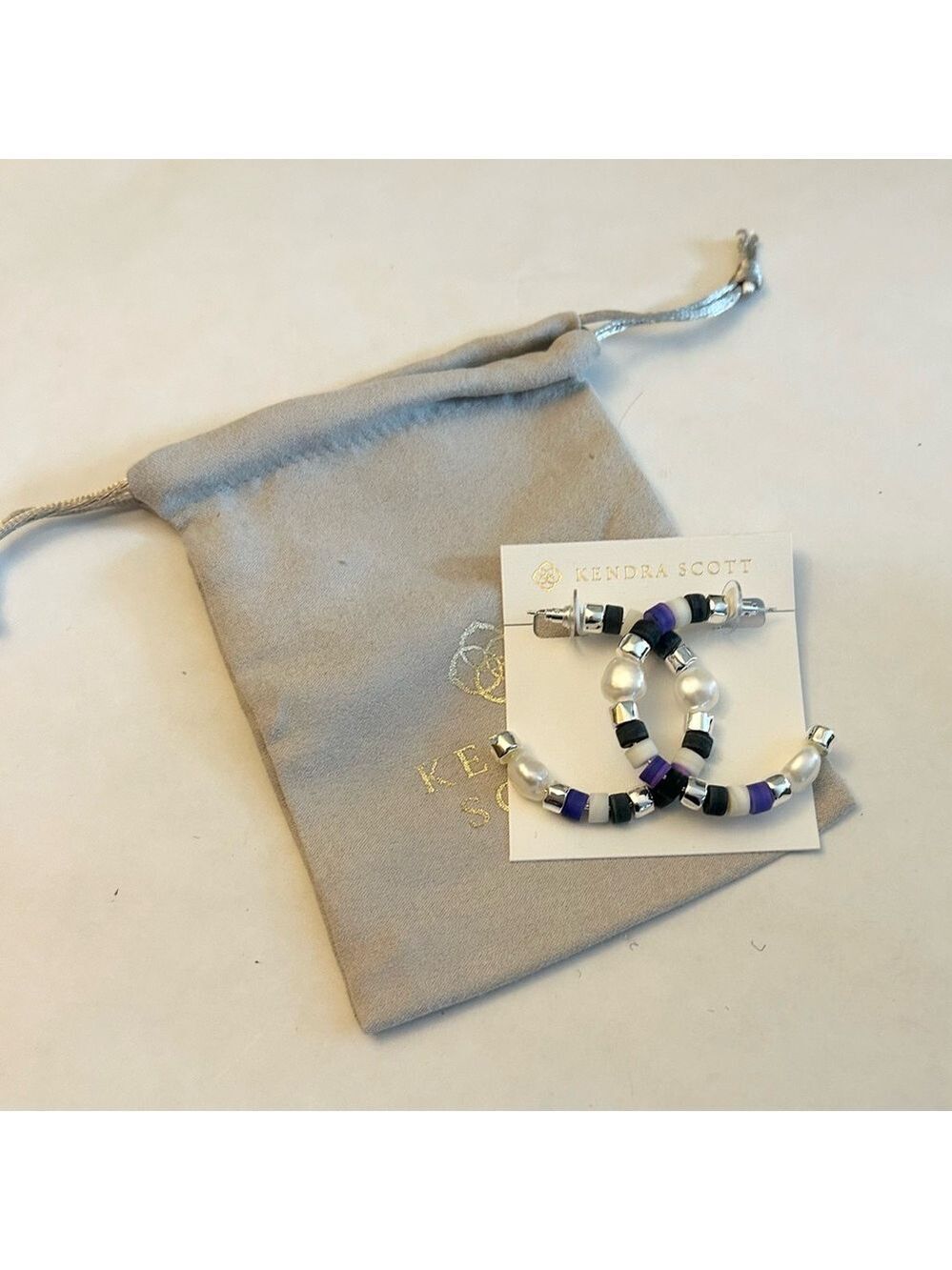 Kendra Scott Hoop Earrings NWT - Picture 5 of 8